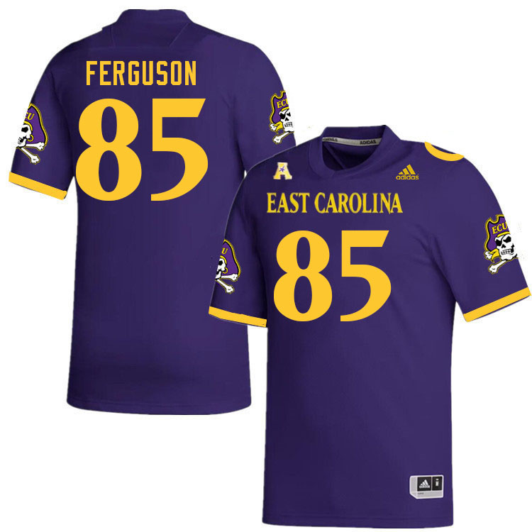 Men #85 Antonio Ferguson ECU Pirates College Football Jerseys Stitched Sale-Purple